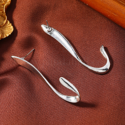 Elegant Asymmetric Alloy Stud Earrings&nbsp;JK3493-3