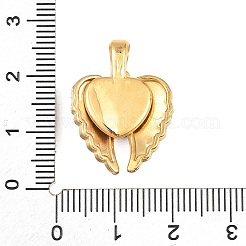 304 Stainless Steel with Rhinestone Pendants&nbsp;STAS-Z186-17G