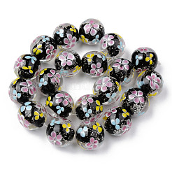 Handmade Lampwork Beads Strands&nbsp;LAMP-N021-009