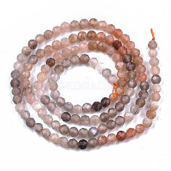 Gradient Style Natural Multi-Moonstone Beads Strands&nbsp;G-S362-072