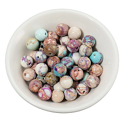 50Pcs Dyed Natural Regalite/Imperial Jasper/Sea Sediment Jasper Beads&nbsp;G-PA0001-21