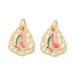 Rack Plating Brass Enamel Charms&nbsp;KK-I689-14G