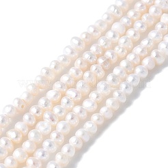 Natural Cultured Freshwater Pearl Beads Strands&nbsp;PEAR-I007-07E-01B