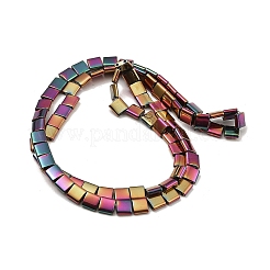 Electroplated Non-magnetic Synthetic Hematite Beads Strands&nbsp;G-G089-B02-07