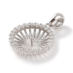 925 Sterling Silver Peg Bail Pendants&nbsp;STER-B003-02P