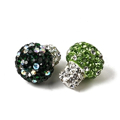 Handmade Polymer Clay Rhinestone Beads&nbsp;CLAY-Z005-01A