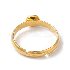 304 Stainless Steel Pad Ring Settings&nbsp;STAS-K278-11A-G