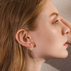 10 Pairs Ion Plating(IP) 304 Stainless Steel Huggie Hoop Earrings&nbsp;EJEW-BBC0002-19C