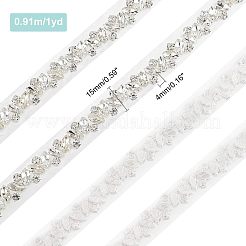 1 Yard Glass Crystal Hotfix Rhinestone Trimming&nbsp;DIY-FG0003-39