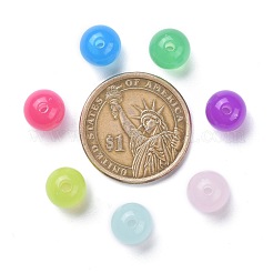 Imitation Jade Acrylic Beads&nbsp;SACR-S188-10mm-M