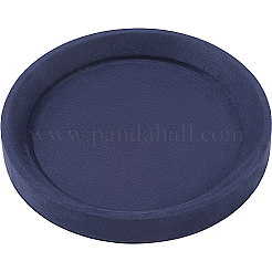 Solid Wood Covered with Velvet Jewelry Display Trays for Earrings Rings Necklaces Bracelets&nbsp;AJEW-WH20075-003B