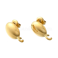 304 Stainless Steel Studs Earring Findings&nbsp;STAS-H233-30G