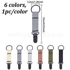 6Pcs 6 Colors Alloy Hat Clip for Travel&nbsp;FIND-GO0001-18