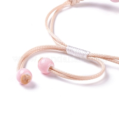 Handmade Dry Pressed Flower Link Bracelet for Girl Women&nbsp;BJEW-C004-01H