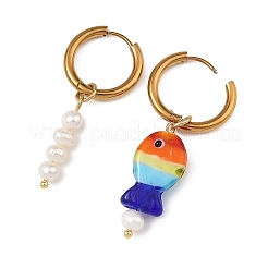 202 Stainless Steel Hoop Earrings&nbsp;EJEW-JE07422