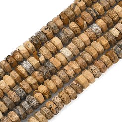 Natural Picture Jasper Beads Strands&nbsp;G-L654-I07-01