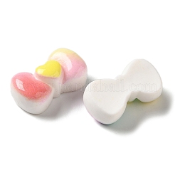 Gradient Color Opaque Resin Decoden Cabochons&nbsp;CRES-Z006-04