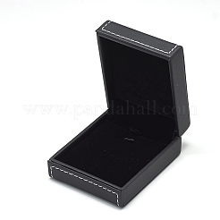 Plastic Imitation Leather Pendant Necklaces Boxes&nbsp;LS-OBOX-Q014-27