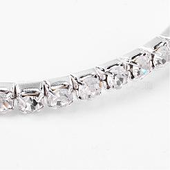 Single Row Stretch Rhinestone Tennis Bracelets&nbsp;B115-1