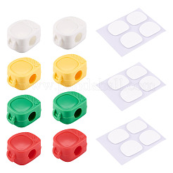 16Pcs 4 Colors PP Plastic Cable Organizers Clips Holder&nbsp;AJEW-TA0003-67