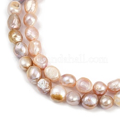 Natural Cultured Freshwater Pearl Beads Strands&nbsp;PEAR-P064-20K-01B
