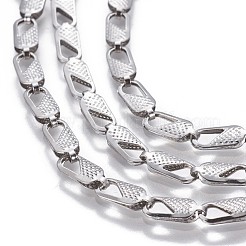 Tarnish Resistant 304 Stainless Steel Link Chains&nbsp;CHS-P007-20P