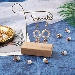 50Pcs 5 Styles Resin Imitation Pearl Pendants&nbsp;RESI-CD0001-16