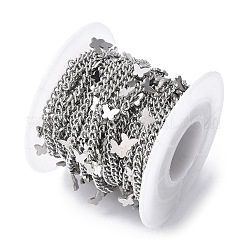 304 Stainless Steel Curb Chains&nbsp;CHS-G041-02P-04