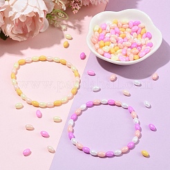 350Pcs 7 Colors Opaque Colours Luster Glass Seed Beads&nbsp;SEED-YW0003-23