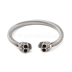 Viking 304 Stainless Steel Open Cuff Bangles for Men&nbsp;BJEW-U001-06C-AS