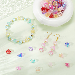 2 Strands Transparent Glass Beads Strands&nbsp;GLAA-SP0001-07