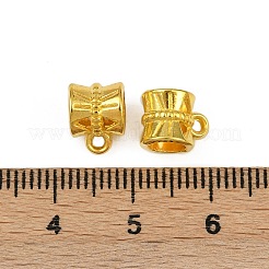 Tibetan Style Alloy Tube Bails&nbsp;TIBE-30047-G-NR