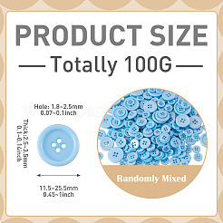 4-Hole Resin Buttons&nbsp;BUTT-TADJ0001-03D