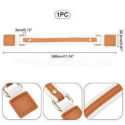 Leather Chain Bag Strap&nbsp;FIND-WH0093-11B