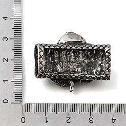 304 Stainless Steel Slide Charms&nbsp;STAS-F356-15AS-08