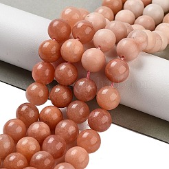 Natural Pink Aventurine Beads Strands&nbsp;G-B095-A02-01