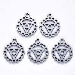 Non-Tarnish 304 Stainless Steel Pendants&nbsp;STAS-S113-007C