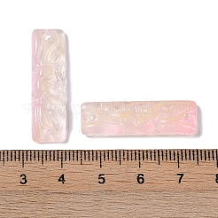 Baking Paint Glass Pendants&nbsp;GLAA-S202-16B