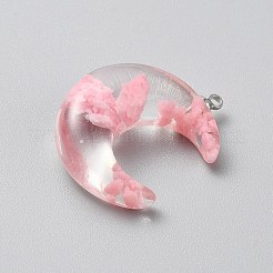 Luminous Transparent Resin Pendants&nbsp;RESI-WH0081-01F