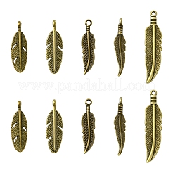 60Pcs Tibetan Style Alloy Pendants&nbsp;TIBEP-FS0001-19