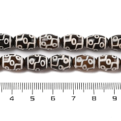 Tibetan Style dZi Agate Beads Strands&nbsp;G-N344-02E