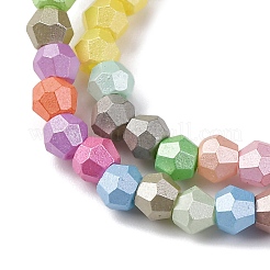 Baking Paint Glass Beads Strands&nbsp;LAMP-R020-02A