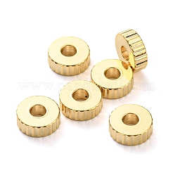 201 Stainless Steel Corrugated Beads&nbsp;STAS-A057-02A-G