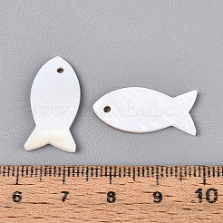 Natural Freshwater Shell Pendants&nbsp;BSHE-T014-29