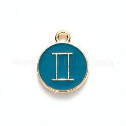 Alloy Enamel Pendants&nbsp;X-ENAM-S124-01B-05I