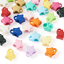 30Pcs 15 Colors Baking Paint Opaque Acrylic Beads&nbsp;ACRP-TA0001-05