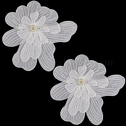 Ppolyester Thread Iron on/Sew On Patches&nbsp;PATC-WH20007-07B