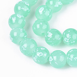 Baking Paint Glass Beads&nbsp;X1-DGLA-N015-10mm-07