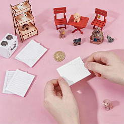 Rectangle Plastic Doll House Rail Mini Model&nbsp;DOLL-WH0007-21A