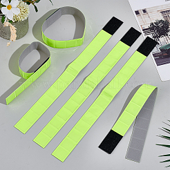 6Pcs PVC Reflective Bands Wristbands for Cycling Running&nbsp;AJEW-GF0013-33B
